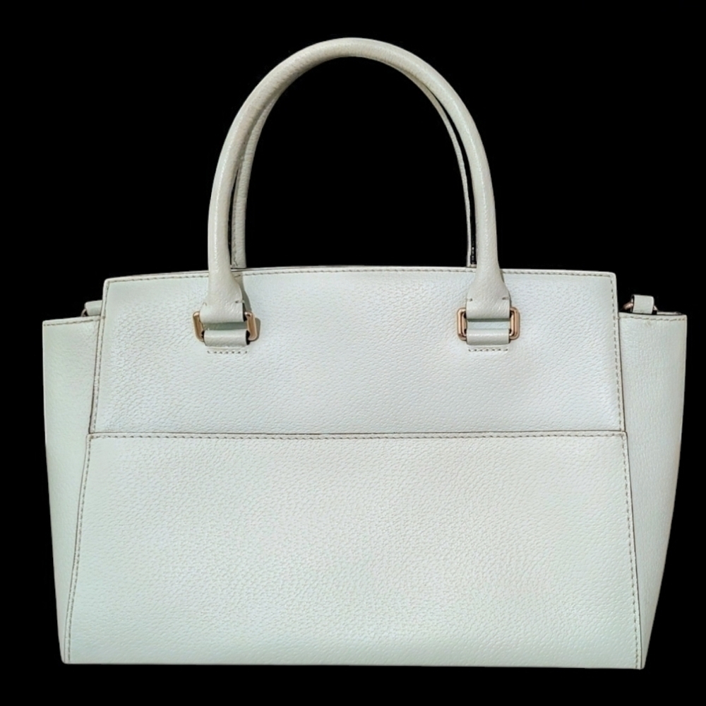 Kate Spade Grove Street Lana Leather Tote Island Blue w/ Strap Work Bag - Picture 5 of 8